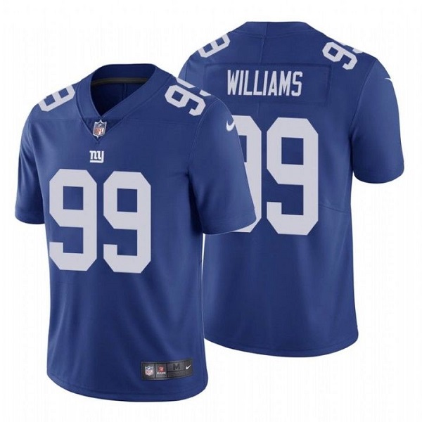 Men's New York Giants #99 Leonard Williams Blue Vapor Limited NFL Jersey - Click Image to Close